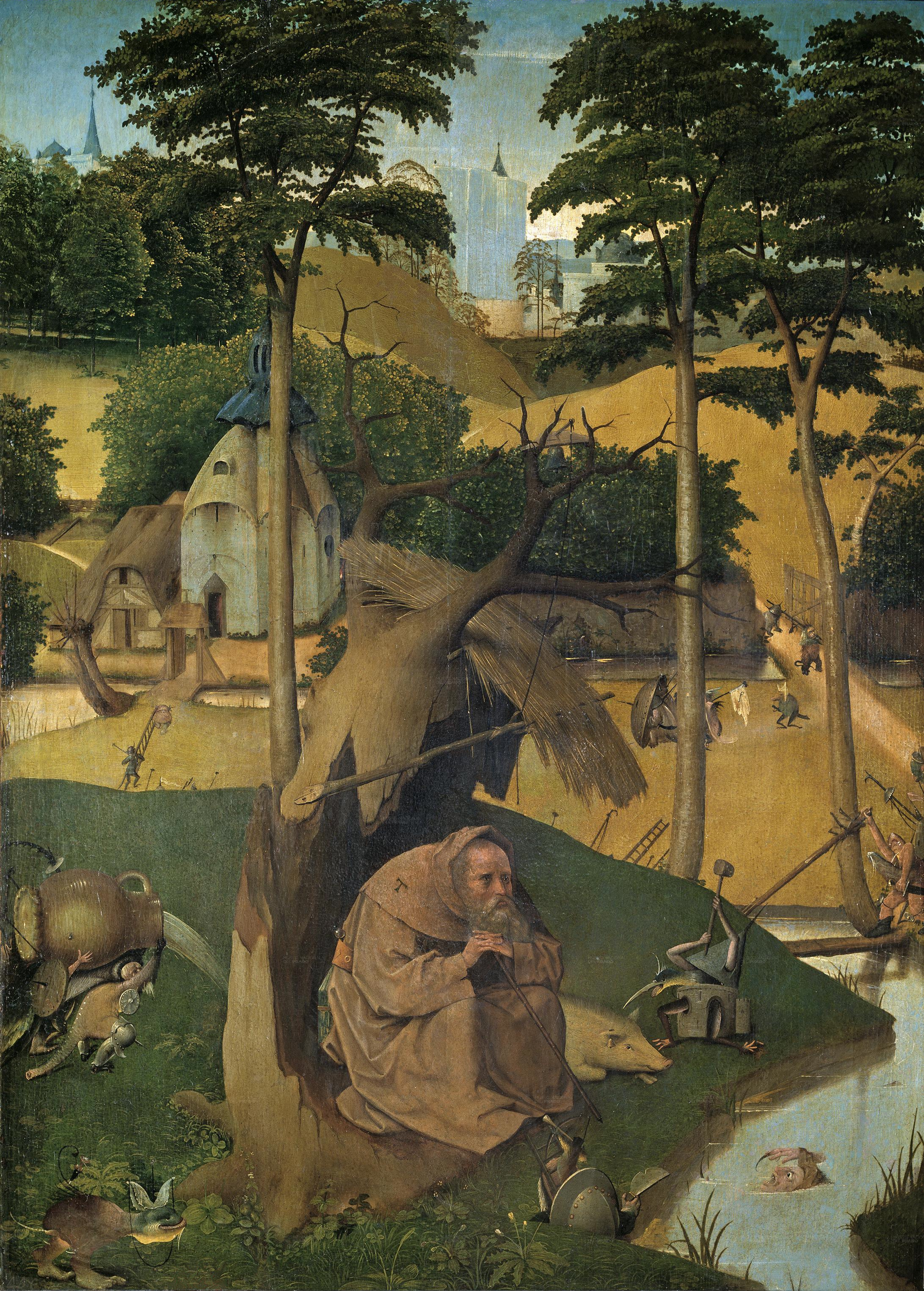 Las Tentaciones de San Antonio de Jerónimo Bosch (1450-1516)