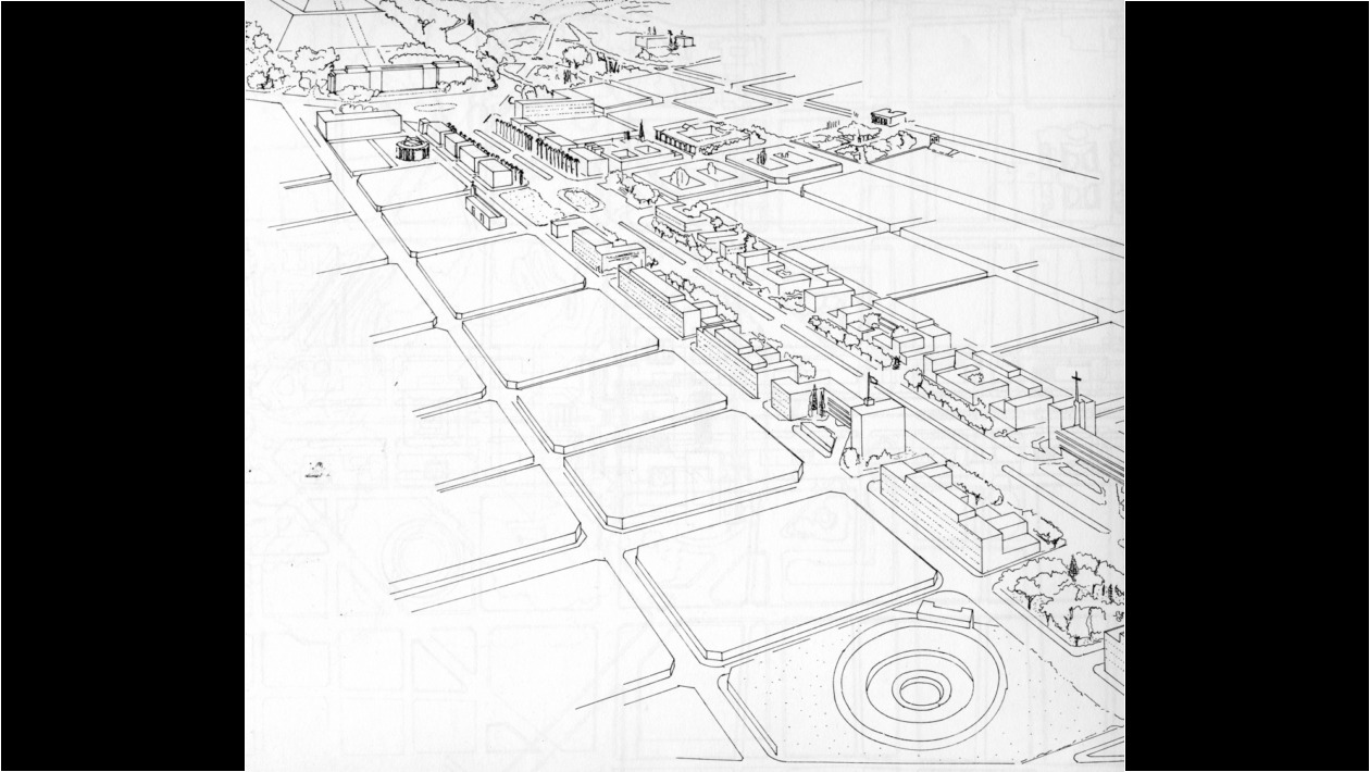 2. Plan Rotival, al fondo el Congreso..