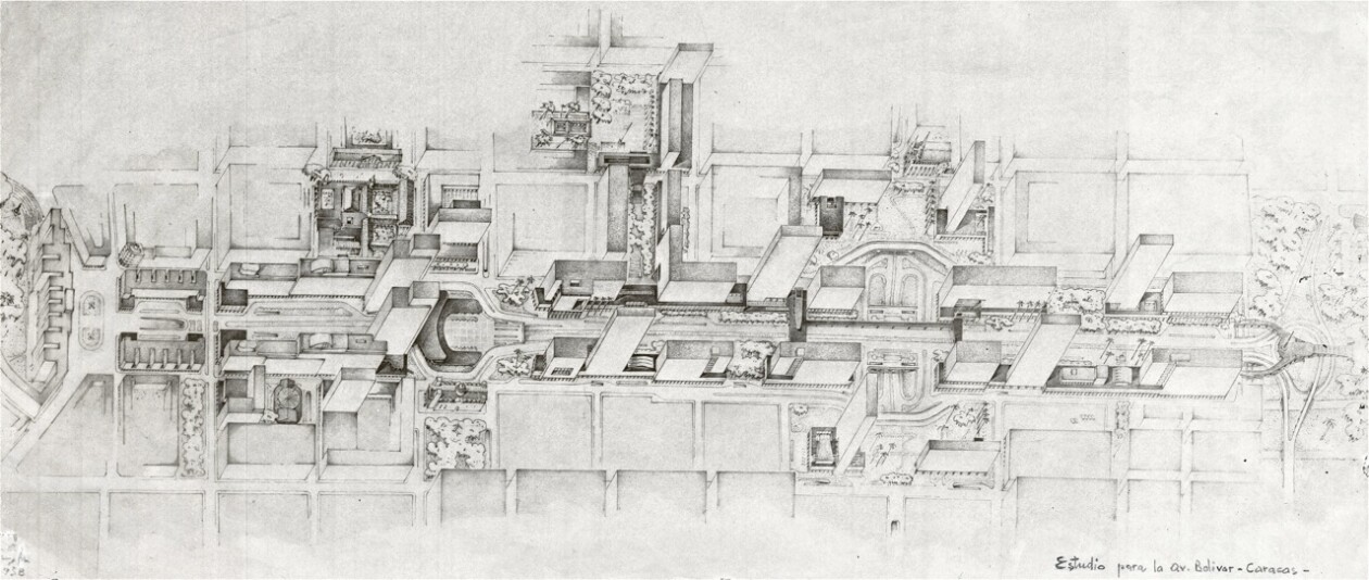 2. La Av.Bolívar de Domenico Casasola. Conexiones con los edificios históricos