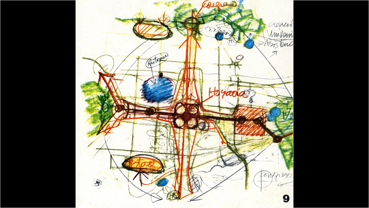 6. En el folleto se dice que se pensó en la ciudad
