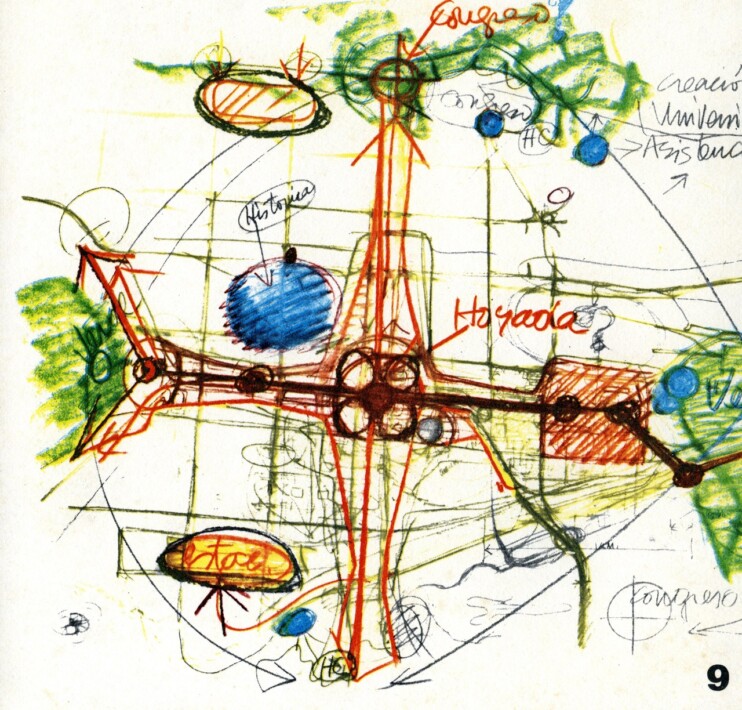6. En el folleto se dice que se pensó en la ciudad