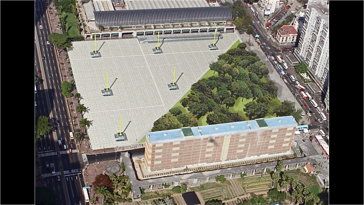 Rendering de la Plaza El Alba