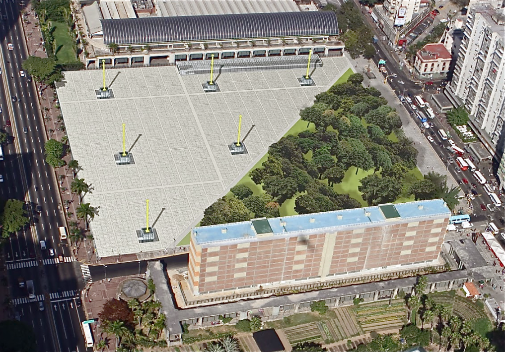 Rendering de la Plaza El Alba