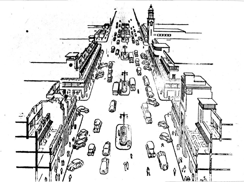 1a. Ilustración de Luis Roche. Es difícil reconocer el sector