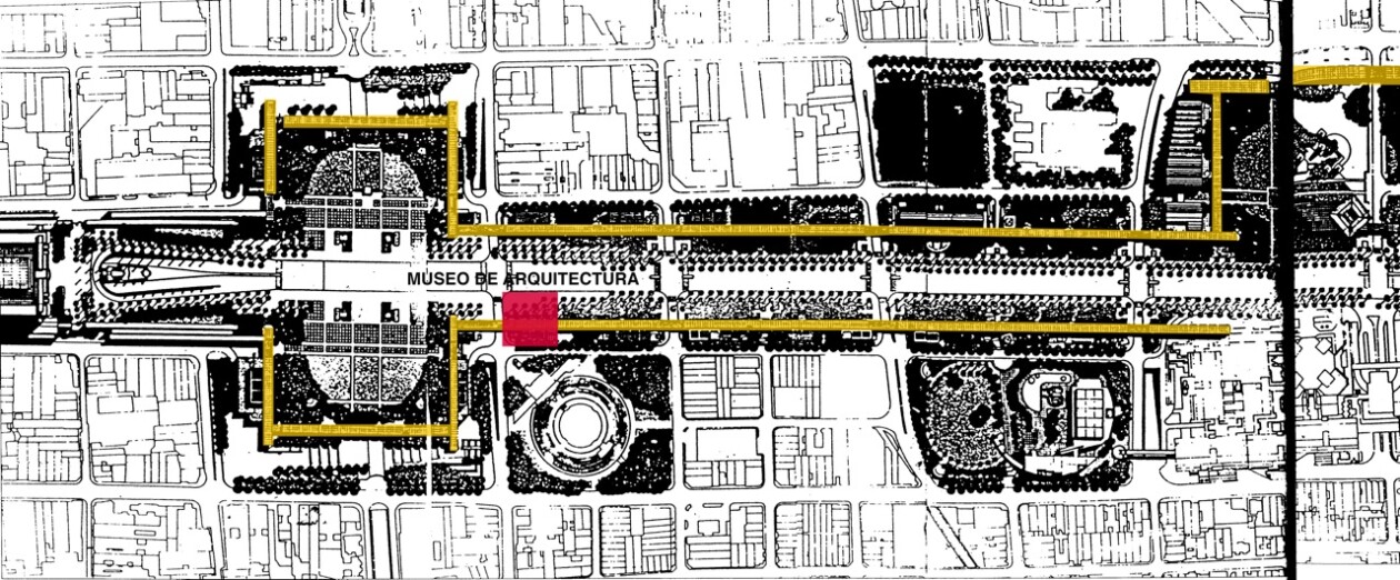 2. El Museo de Arquitectura invade el "Parque"