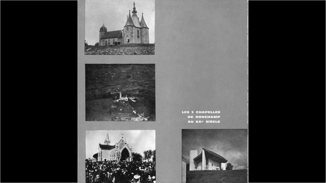 1.Las tres capillas de Ronchamp en el siglo 20