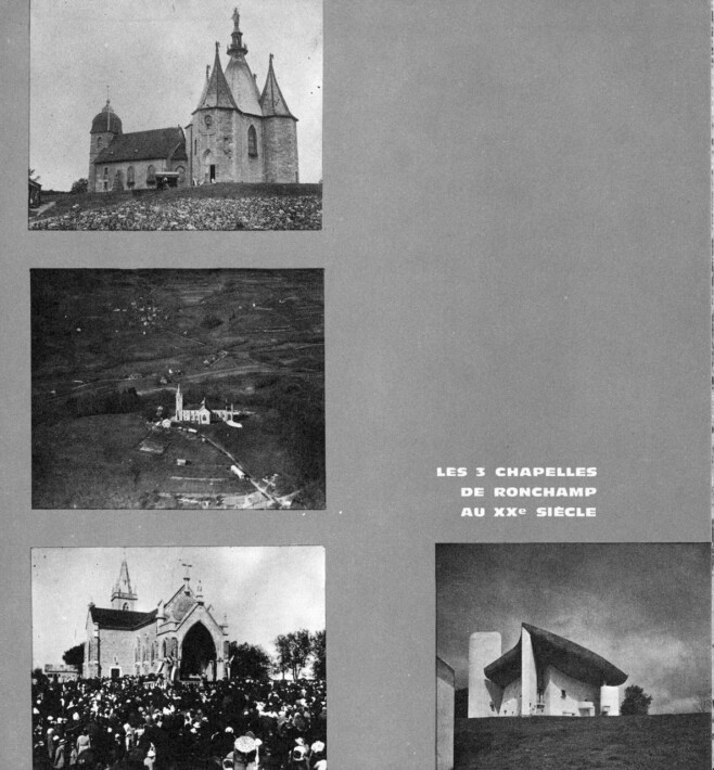 1.Las tres capillas de Ronchamp en el siglo 20
