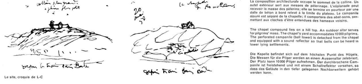 1a Los croquis iniciales, en las Obras Completas