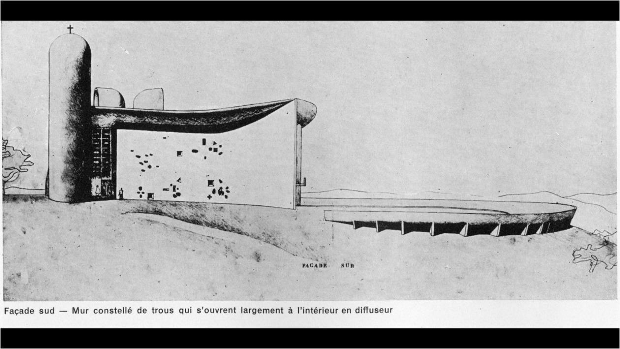 8.Fachada Sur del proyecto inicial