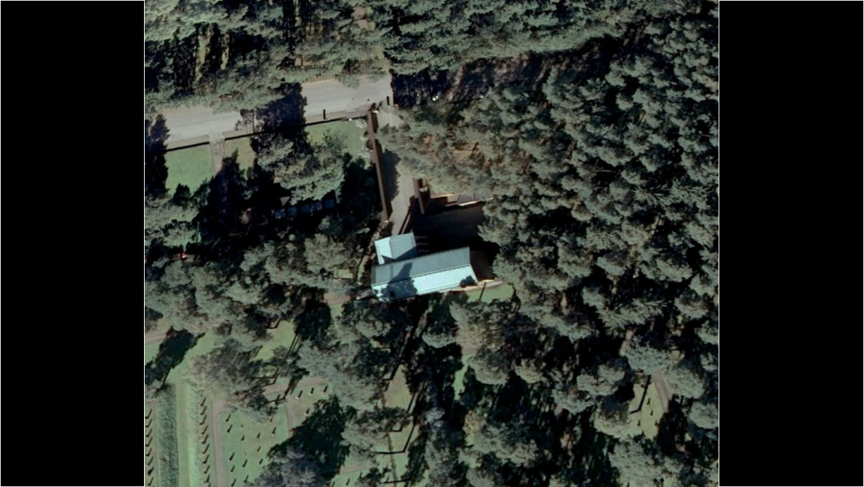 1a.Capilla de la Resurrección. Vista Aérea (Google)