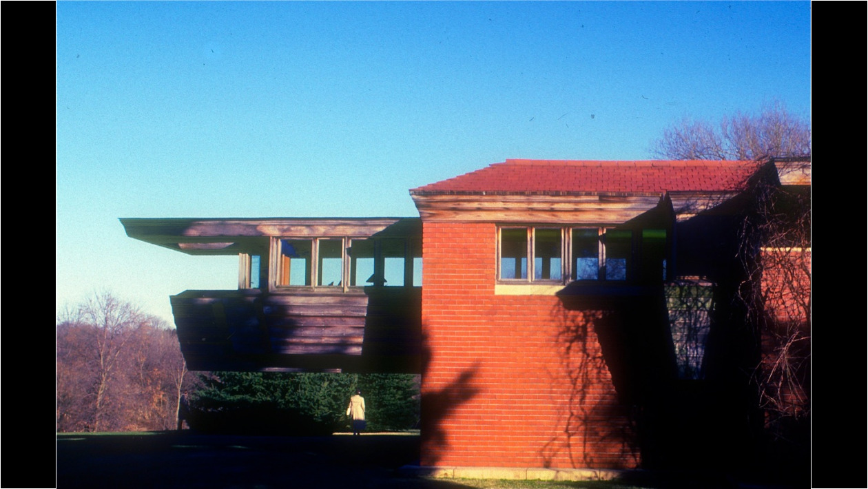 Una de las alas de Wingspread de Frank LLoyd Wright 1