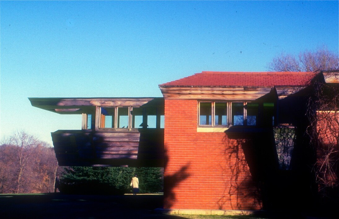 Una de las alas de Wingspread de Frank LLoyd Wright 1