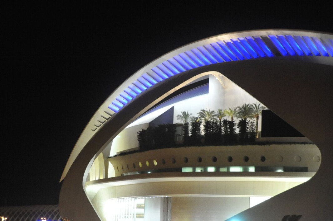 El Teatro de Ópera de Valencia, de Santiago Calatrava.