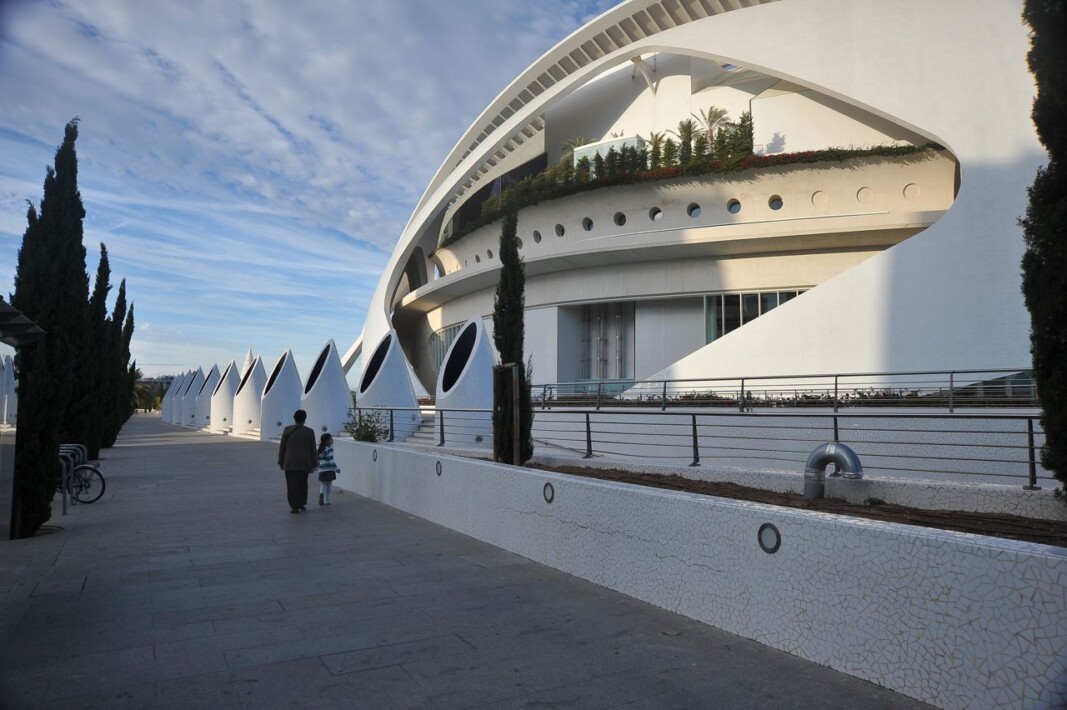El Teatro de Ópera de Valencia, de Santiago Calatrava.